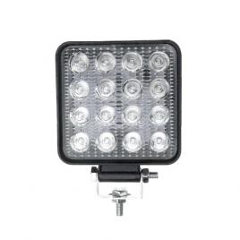 Proiector auto 16 led -uri, offroad 48w 12v-24v, patrat