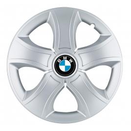 Set 4 capace roti bis gri r15, pentru bmw