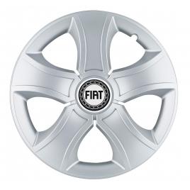 Set 4 capace roti bis gri r15, pentru fiat