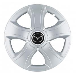 Set 4 capace roti bis gri r15, pentru mazda