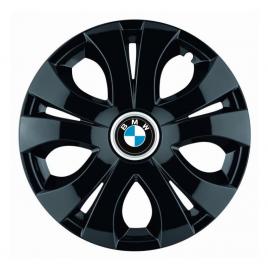Set 4 capace roti top negru r16, compatibil cu bmw