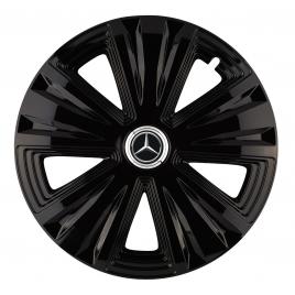 Set 4 capace roti glory negru r16 pentru gama auto mercedes-benz