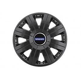 Set 4 capace roti cosmos negru r15, pentru gama auto volvo