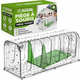 Capcană umana pentru Șoareci isotronic – reutilizabilă, fără contact, cu declanșare sensibilă  16.7 x 6.7 x 6.7 cm.