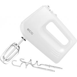 Mixer de mana ecg rs 440 white lite, 400 w, 5 viteze, functie turbo, 2 teluri