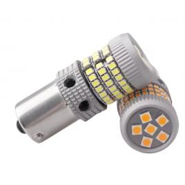 Set 2 becuri auto led 12v, 1156, ba15s p21w 180  , 78led, alb rece, marsarier, lumini de zi, pozitii, bzrsh
