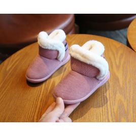 Cizmulite roz pudra imblanite (marime disponibila: marimea 25)