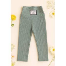 Colanti fetite ribbed verde mentol – confort si stil zilnic (marime