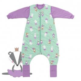 Sac de dormit cu picioruse si maneca lunga detasabila ballerina 120 cm + manseta 2.5 tog