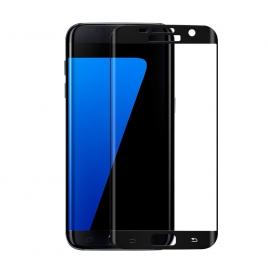 Folie protectie sticla securizata curbata Samsung Galaxy S7 Edge negru
