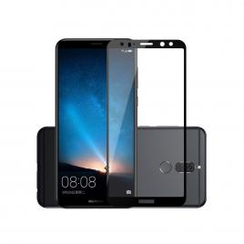 Folie protectie sticla securizata full size pentru Huawei Mate 10 Lite negru