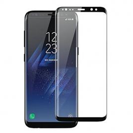 Folie sticla profesionala curbata 3D 0.3mm full cover Samsung Galaxy S8 Negru