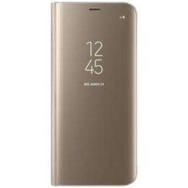 Husa Samsung Galaxy S7 Edge (G935) Clear View Gold