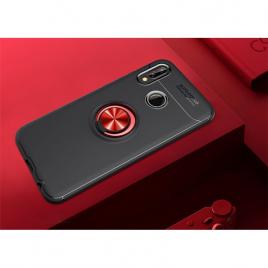 Husa Spate Silicon Premium Metalic Huawei P20 Lite rosu