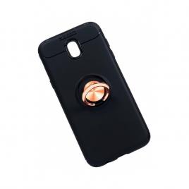 Husa Spate Silicon Premium Metalic Samsung Galaxy J7 2017 Gold
