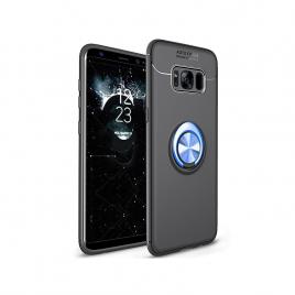Husa Spate Silicon Premium Metalic Samsung Galaxy S8 Plus Albastru