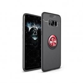 Husa Spate Silicon Premium Metalic Samsung Galaxy S8 Plus Rosu