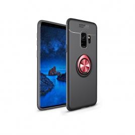 Husa Spate Silicon Premium Metalic Samsung Galaxy S9 Plus Rosu