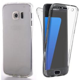 Husa Samsung Galaxy S7 Edge Silicon TPU 360 grade (fata spate) - transparent