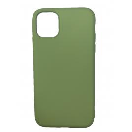 Husa silicon soft-touch compatibila cu Apple IPhone 11 Verde