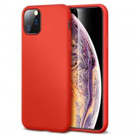 Husa silicon soft-touch compatibila cu Apple IPhone 11 PRO Rosu