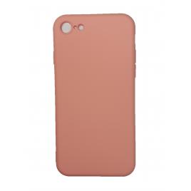Husa silicon soft-touch compatibila cu Apple IPhone 7 Rose