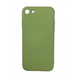 Husa silicon soft-touch compatibila cu Apple IPhone 7 Verde