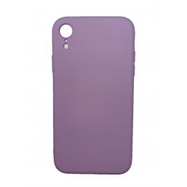 Husa silicon soft-touch compatibila cu Apple IPhone XR Mov lila
