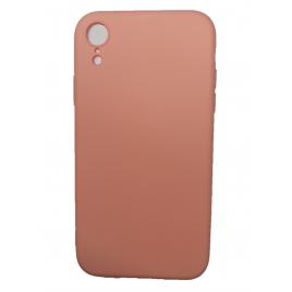 Husa silicon soft-touch compatibila cu Apple IPhone XR Rose