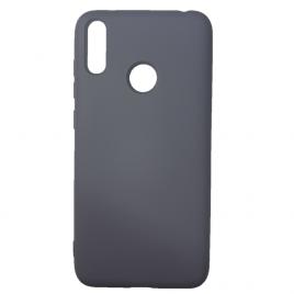 Husa silicon soft-touch compatibila cu Huawei P Smart 2019 Gri