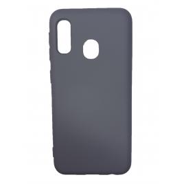 Husa silicon soft-touch compatibila cu Samsung Galaxy A20e Gri