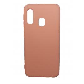 Husa silicon soft-touch compatibila cu Samsung Galaxy A20e Rose