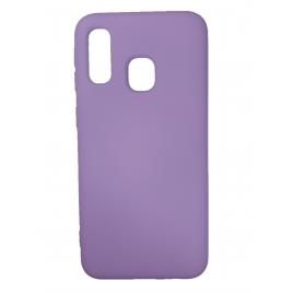 Husa silicon soft-touch compatibila cu Samsung Galaxy A40 Mov-lila