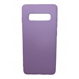 Husa silicon soft-touch compatibila cu Samsung Galaxy S10 Plus Mov lila