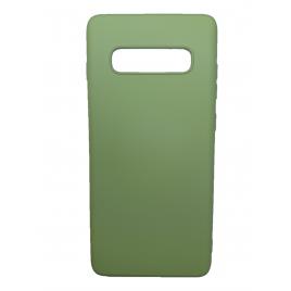 Husa silicon soft-touch compatibila cu Samsung Galaxy S10 Plus Verde