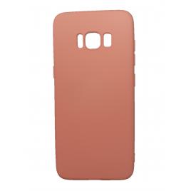 Husa silicon soft-touch compatibila cu Samsung Galaxy S8 Rose