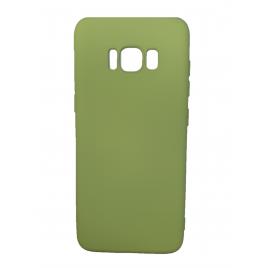Husa silicon soft-touch compatibila cu Samsung Galaxy S8 Verde