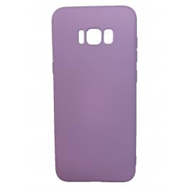 Husa silicon soft-touch compatibila cu Samsung Galaxy S8 Plus Mov Lila
