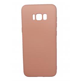 Husa silicon soft-touch compatibila cu Samsung Galaxy S8 Plus Rose
