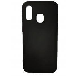 Husa silicon soft-touchc ompatibila cu Samsung Galaxy A40 Negru