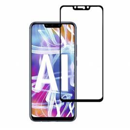 Folie 5D Huawei Mate 20 Lite protectie completa  adeziv pe toata suprafata contur NEGRU