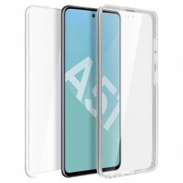 Husa Full TPU 360° pentru Samsung Galaxy A51 (fata + spate) transparenta