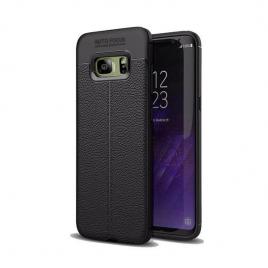 Husa Protectie Silicon Tpu Auto Focus Samsung Galaxy S7 Edge Negru