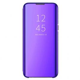 Husa compatibila cu Huawei Y6P Clear View Flip Mirror Stand Mov