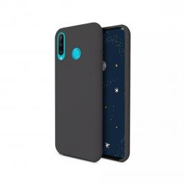 Husa din silicon mat pentru Huawei P30 Lite Negru