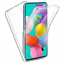 Husa protectie 360? Fully PC & PET pentru Samsung Galaxy A51 (fata + spate) transparenta