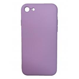 Husa silicon soft-touch compatibila cu Apple IPhone 8 Mov lila