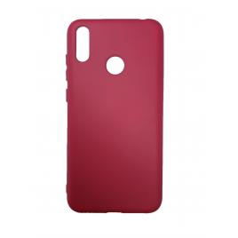 Husa silicon soft-touch compatibila cu Huawei Y6 2019  Mov visiniu