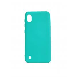 Husa silicon soft-touch compatibila cu Samsung Galaxy A10 Turquoise Mint