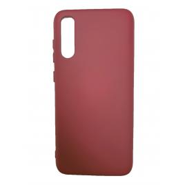 Husa silicon soft-touch compatibila cu Samsung Galaxy A30s Mov Visiniu